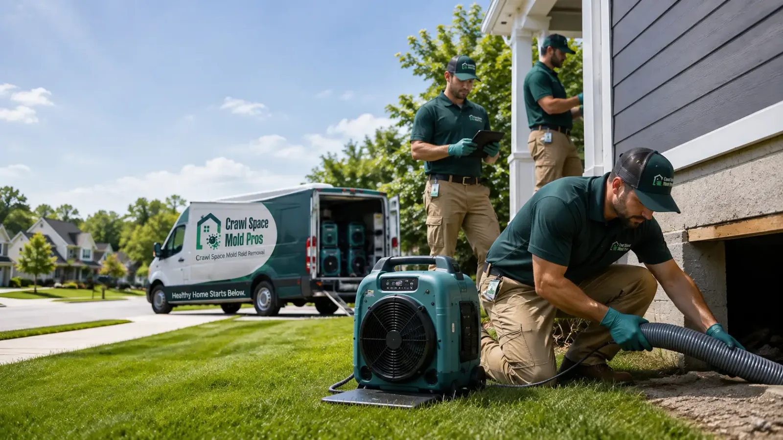 Crawl Space Mold Removal in Pemberton, OH